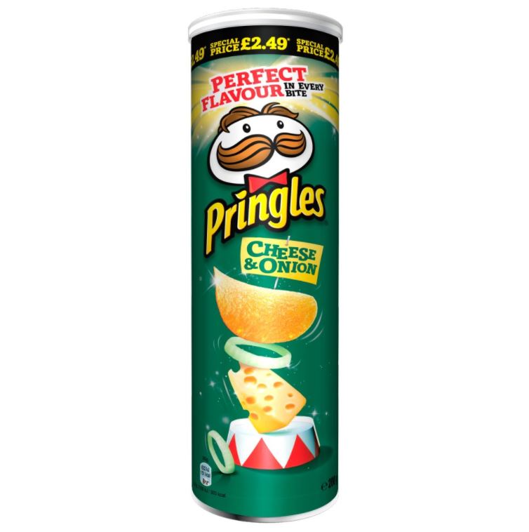Pringles Cheese and Onions 200 gm - KTM STORES