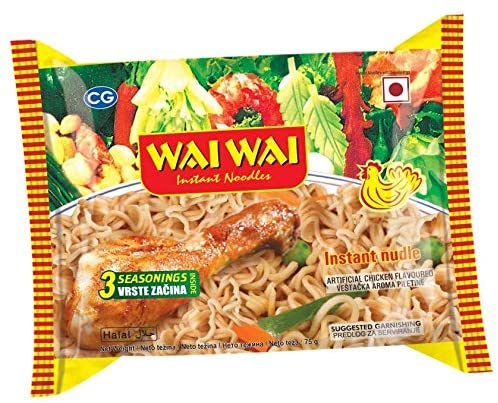 Wai Wai Chicken Noodles(Pack of 30)