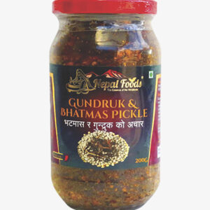 Nepal Foods Gundruk and Bhatmas Pickle 200G