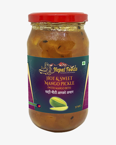 Nepal Foods Hot and Sweet Mango Pickle 450G