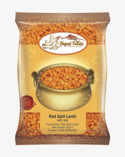 Nepal Foods Red Split Lentil 1 Kg