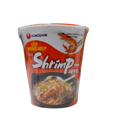 Nongshim Cup Noodle Spicy Shrimp Flavour(62gm)