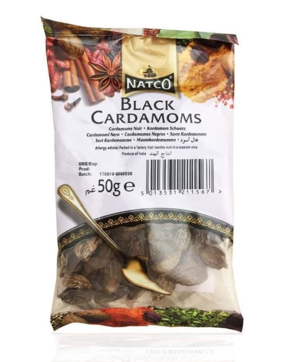 Natco Black Cardamoms 50 g