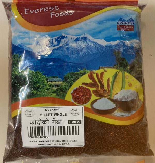 Everest Millet Whole 1 Kg (Kodo Geda)