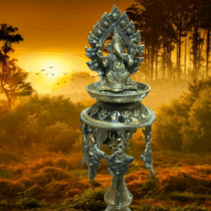 Panas Candle Stand with  Statue(Set of Two) 36 CM Hight