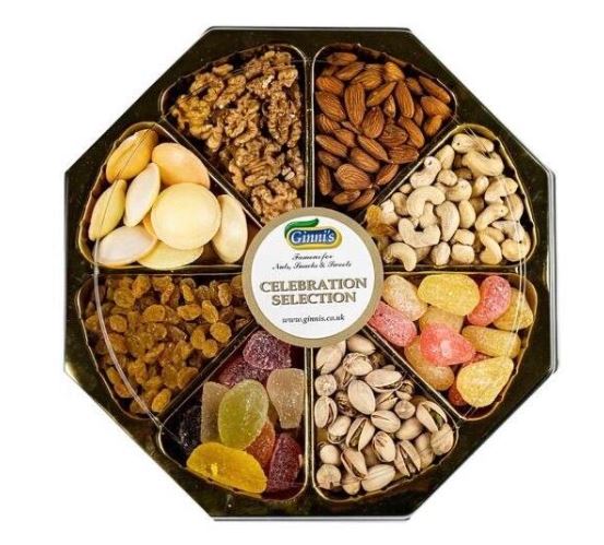 NUTS AND DRIED FRUIT GIFT TRAY  Tihar & Bhai Tika Special 1 KG