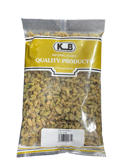 K. B. Green Raisins (Kis-Mis) 700 gm