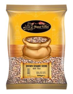 Nepal Foods Brown Sesame seeds 800g(khairo teel)
