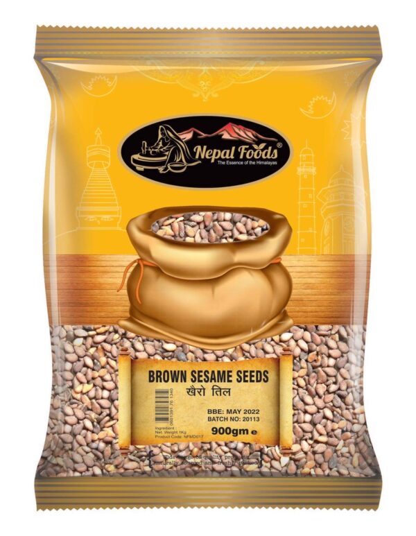 Nepal Foods Brown Sesame seeds 800g(khairo teel)