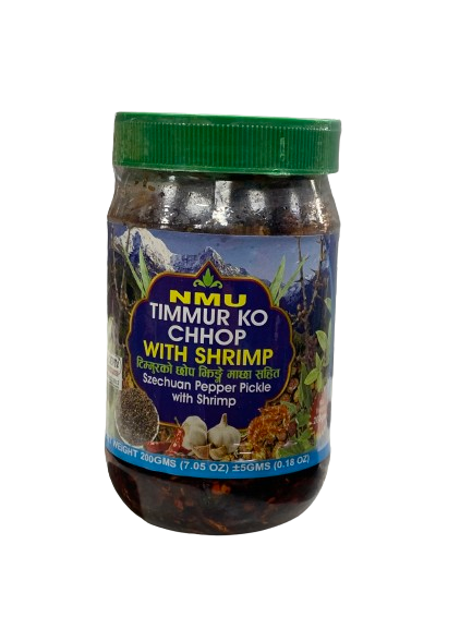 NMU Timmur ko chhop with Shrimp