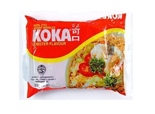 KOKA Lobster Flavour Noodles (10 Packs)