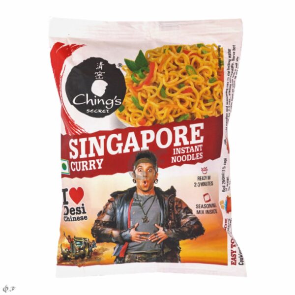Chings secret Singapore curry instant noodles(pack of 5)