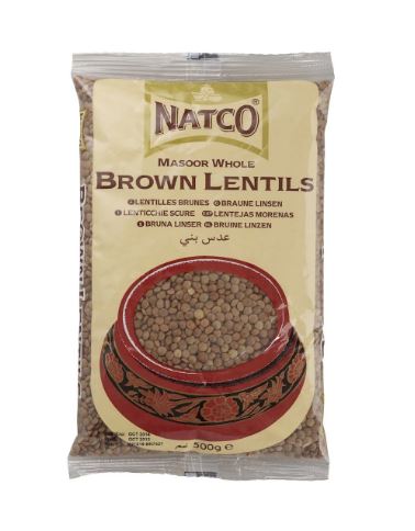Natco Brown Lentils 500 g