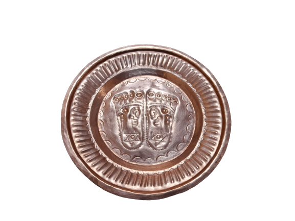 Puja Special Thali with feet print,
