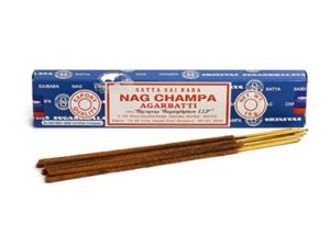 Satya Sai Nag Champa Agarbatti (Pack of 12)