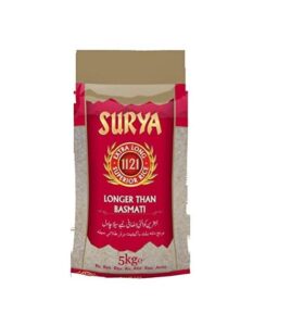 Surya Basmati Extra-Long Grain (1121) Rice 5 Kg