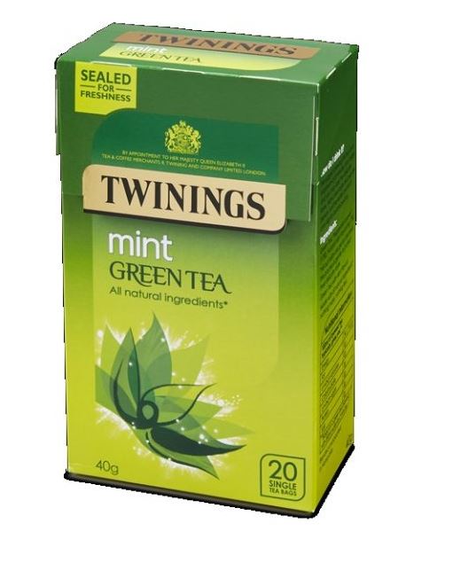 Twinings (Mint Green Tea Bags).