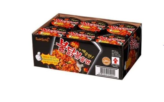 Buldak Chicken Ramen Noodles Cup(6 Packs)