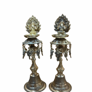 Panas Candle Stand with  Statue(Set of Two) 36 CM Hight