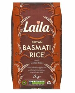 Laila Pure Brown Basmati Rice 2 KG