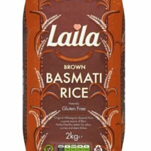 Laila Pure Brown Basmati Rice 2 KG
