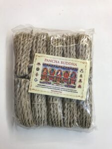 Pancha Buddha Incense (Hand Made in Nepal) 10 bundles.