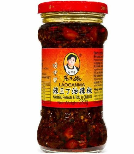 Laoganma Kohlrabi, Peanuts & Tofu 280g