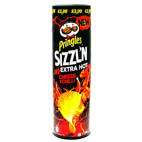 Pringles Sizzl'n Cheese and Chillies 180 gm