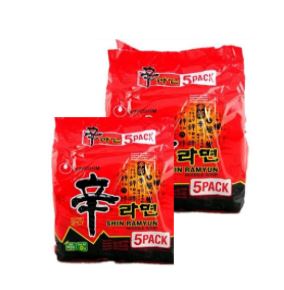Nong Shim Shin Ramyun Gourmet Spicy Instant Noodles Pack of 10