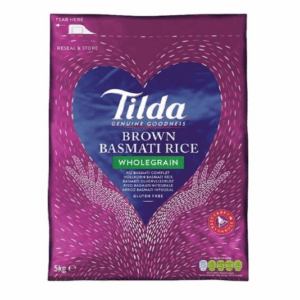Tilda Brown Basmati Rice Wholegrain 5 Kg
