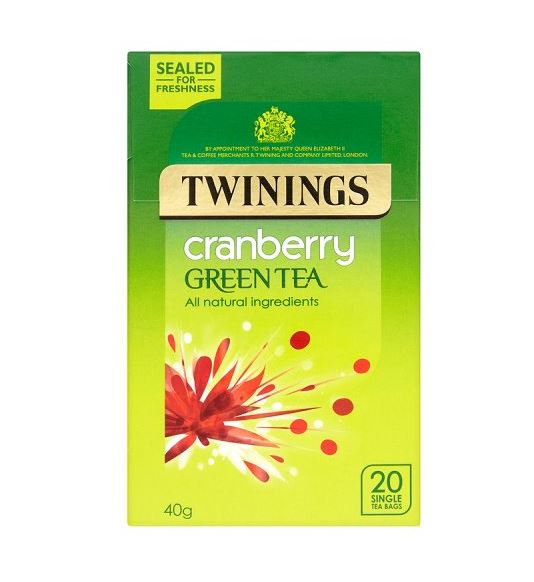 Twinings (Cranberry Green Tea Bags)