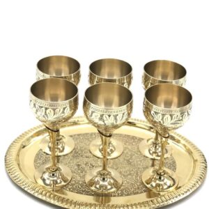 Brass Wine Set( 6 Packs)